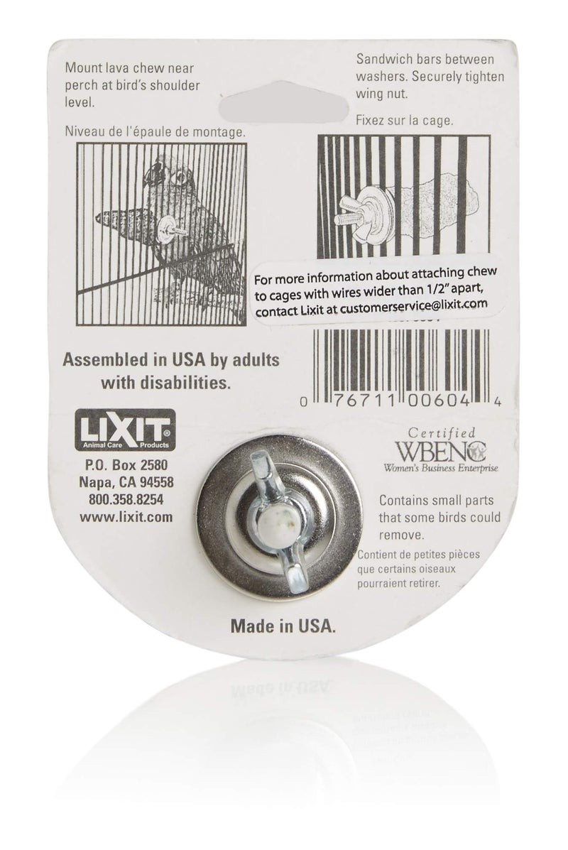 Lixit Lava Chew Bird Rock Chew, 2" L X 2" W, 2 in - Image 2